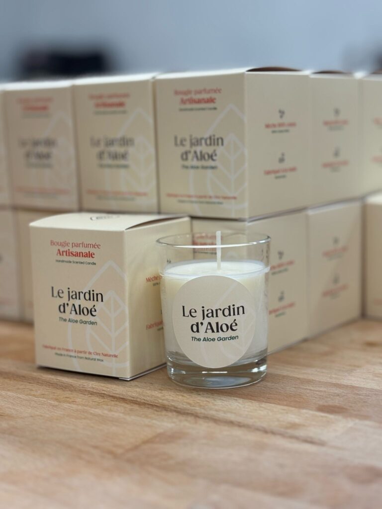 Bougie personnalisée logo entreprise