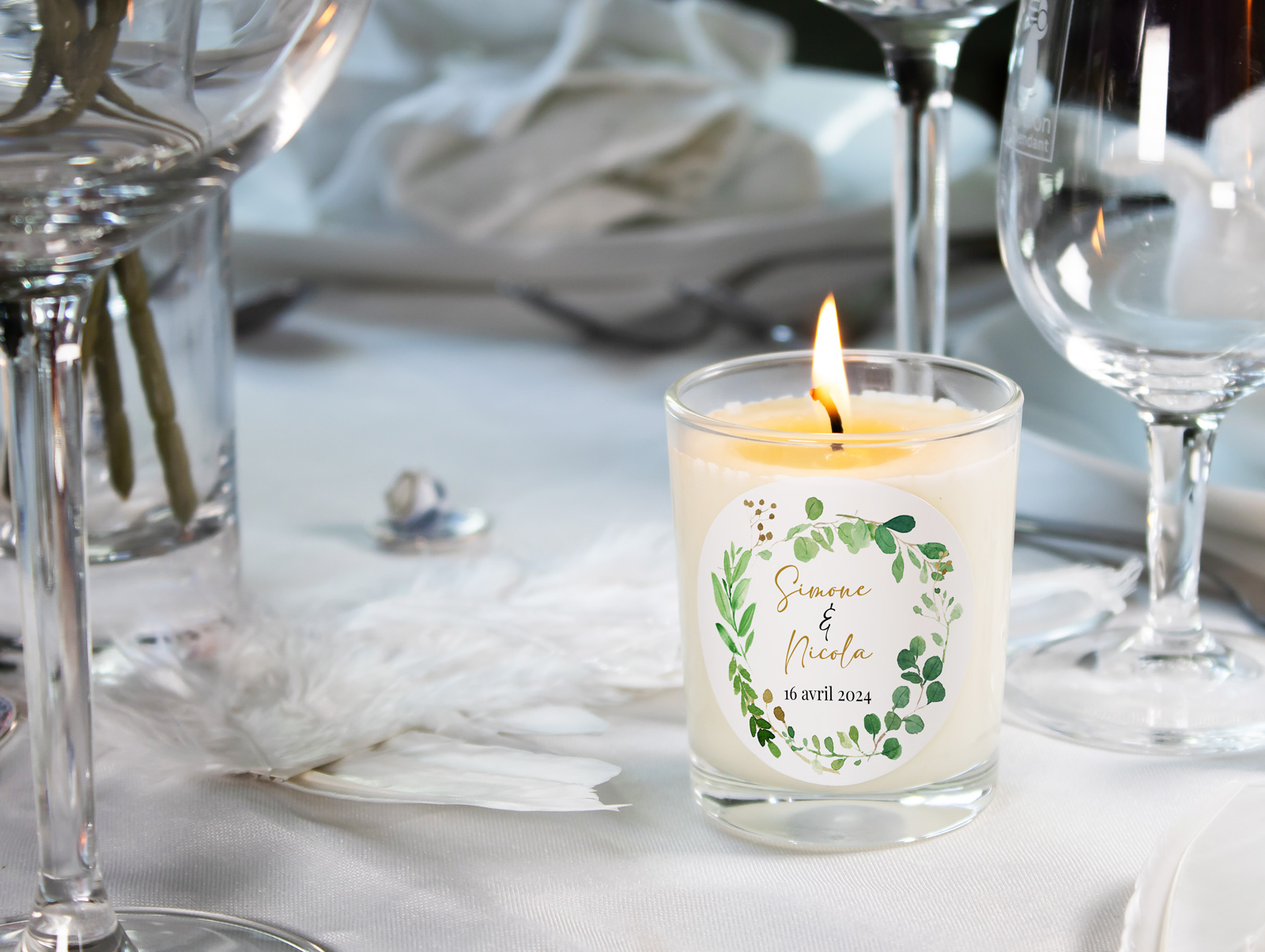 Bougie jarre - Wedding Day - Modèle medium - 411 g main image 0